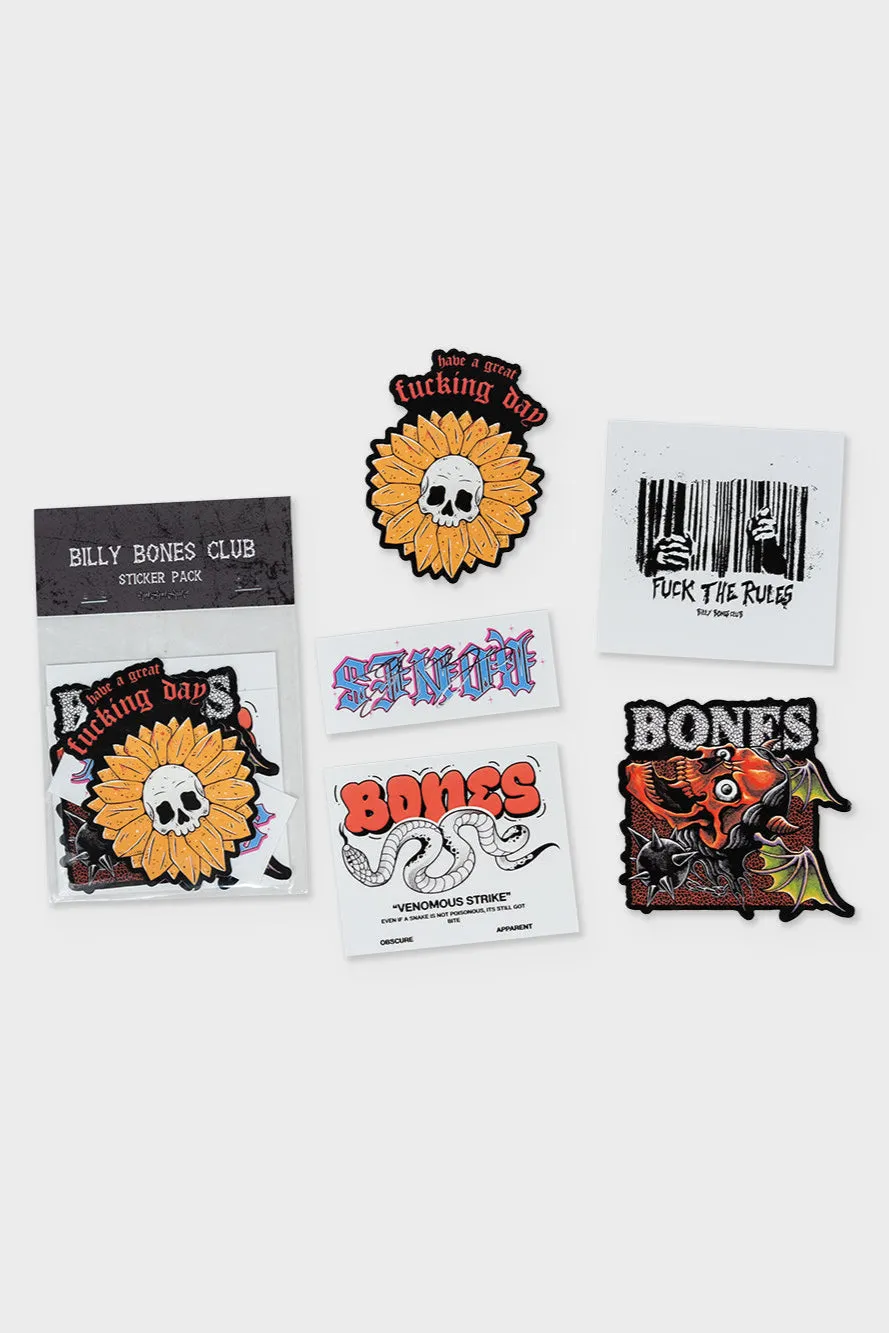 BILLY BONES CLUB GOOD TIMES STICKER PACK
