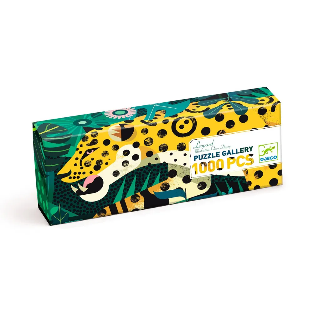 Djeco Gallery Puzzle- Leopard, 1000pcs