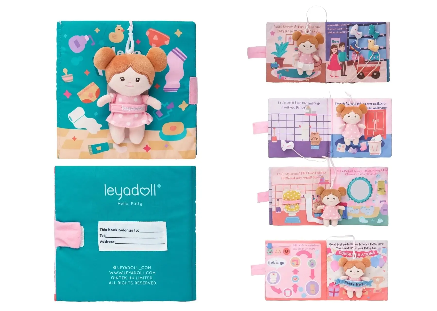 Hello Potty - Personalized Soft Book