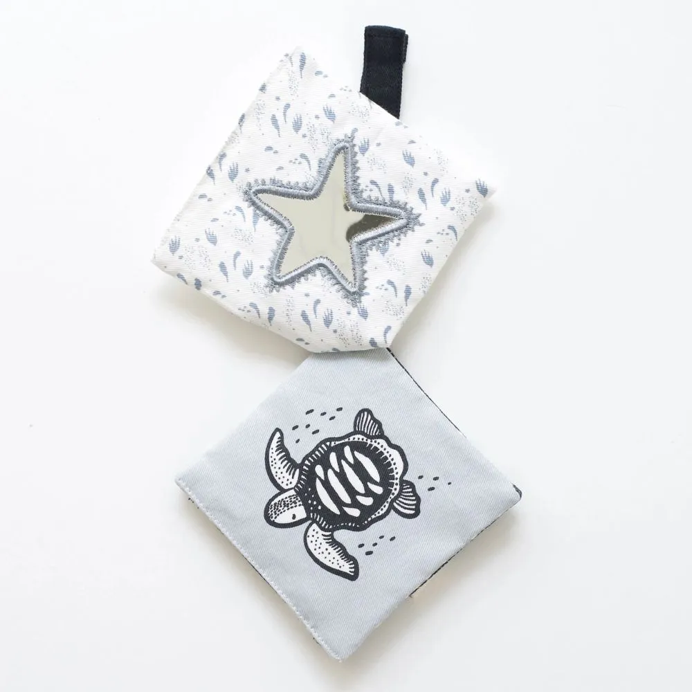 Wee Gallery Crinkle Pages Stroller Toy - Ocean