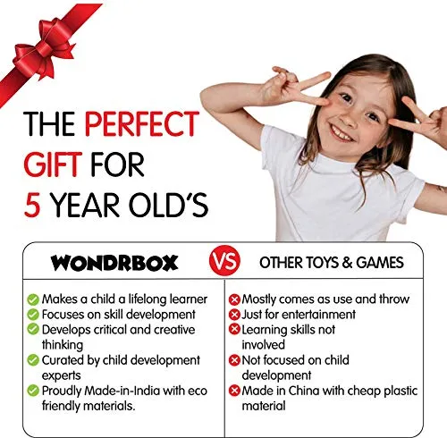 WONDRBOX Dinosaur Jigsaw Puzzle Game.Educational Toy for 5 6 7-Year-Olds"